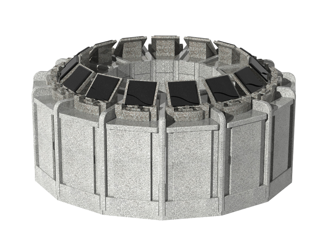サークル型樹木葬 結花 パース図